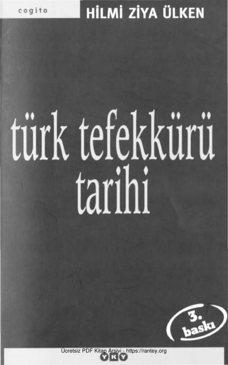 Türk Tefekkürü Tarihi kapak görseli