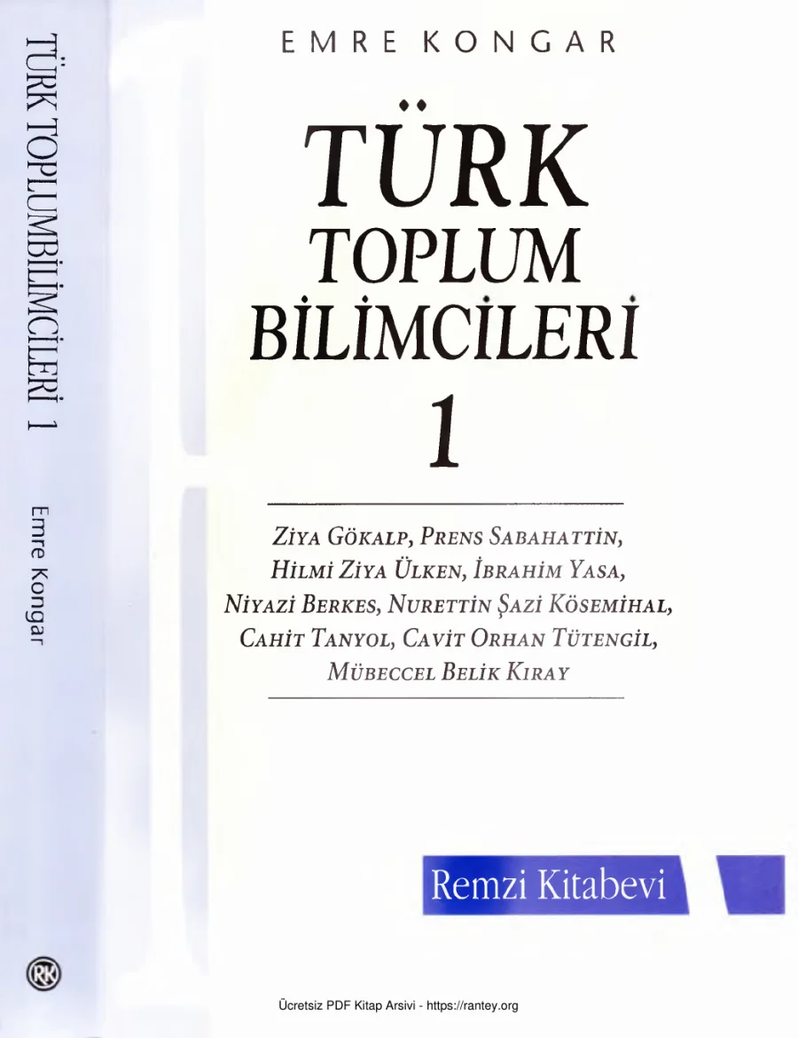 Türk Toplum Bilimcileri Cilt 1 kapak görseli