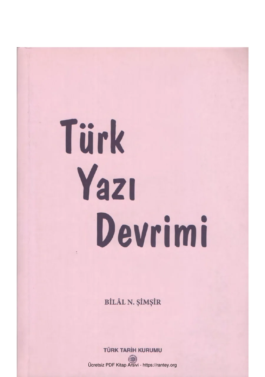 Türk Yazı Devrimi kapak görseli