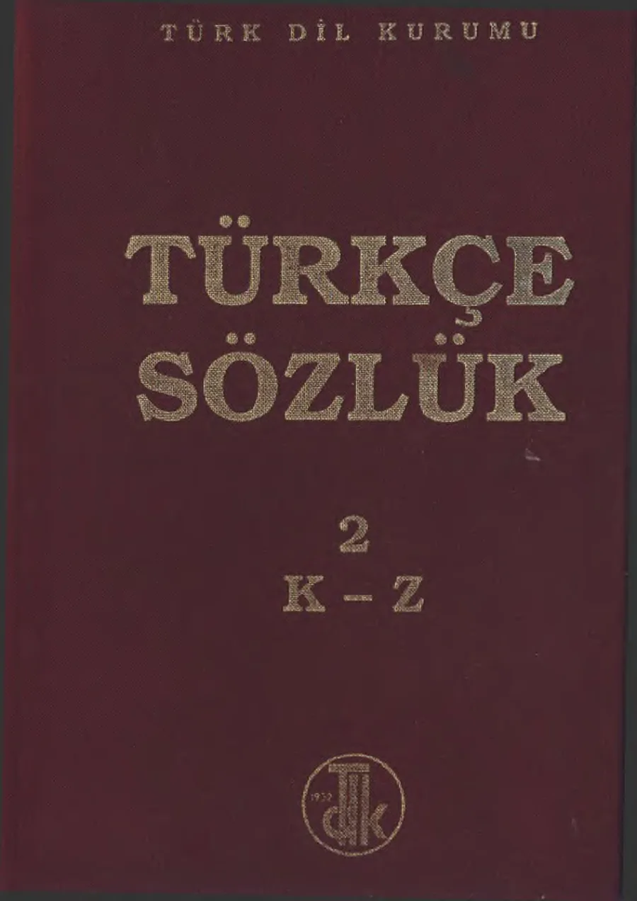 Türkçe Sözlük Cilt 2: K-Z kapak görseli