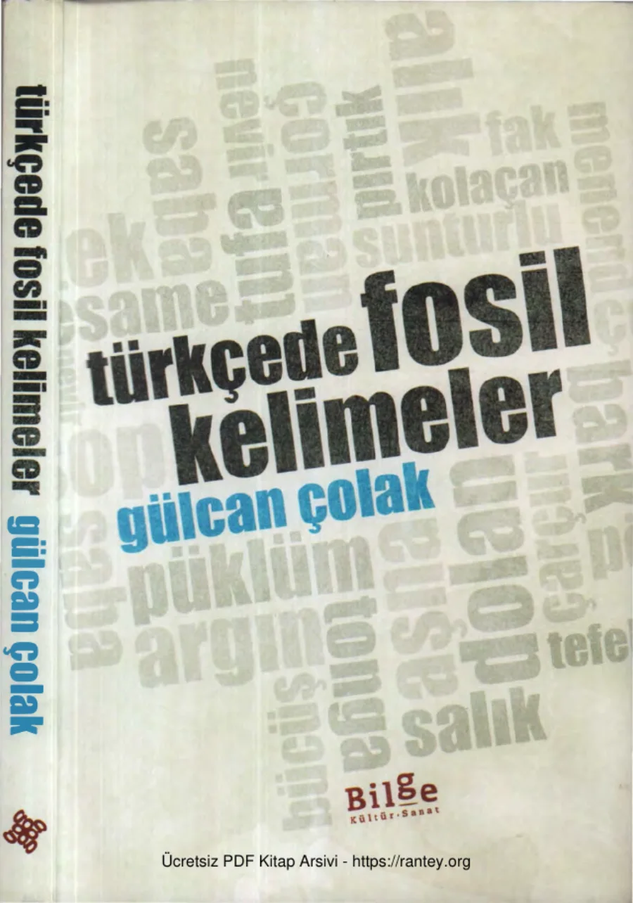 Türkçede Fosil Kelimeler kapak görseli