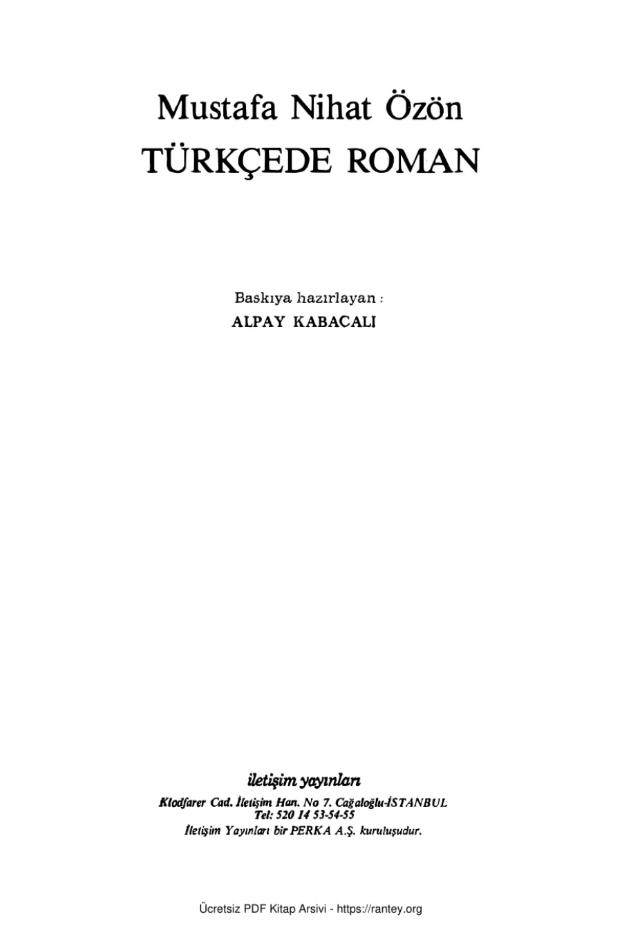Türkçede kapak görseli
