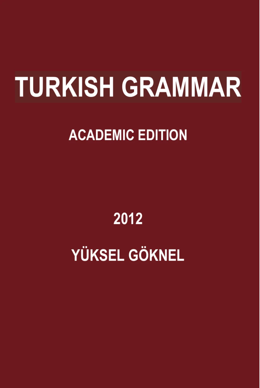 Turkish Grammar kapak görseli