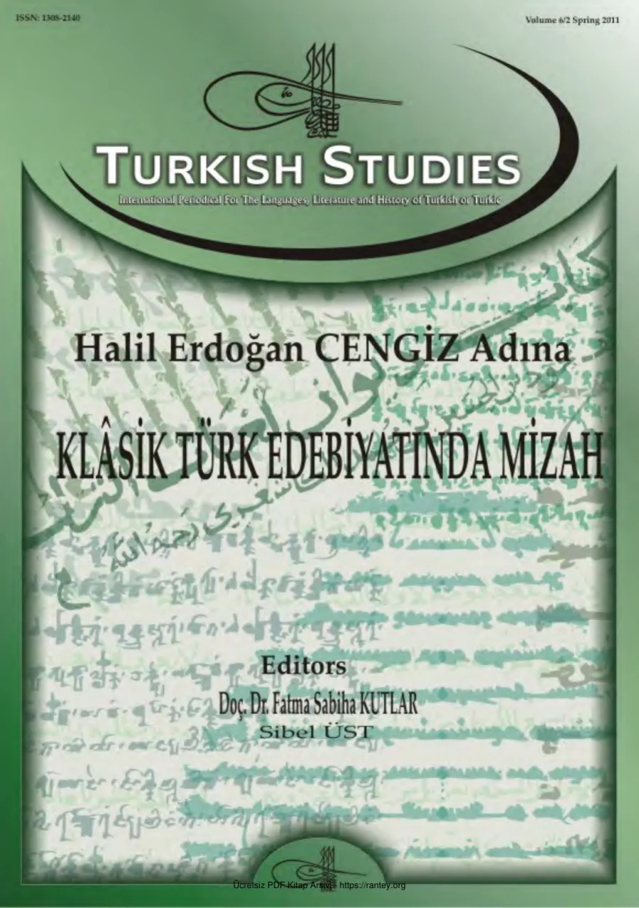 Turkish Studies Cilt 06 Sayi 02 kapak görseli