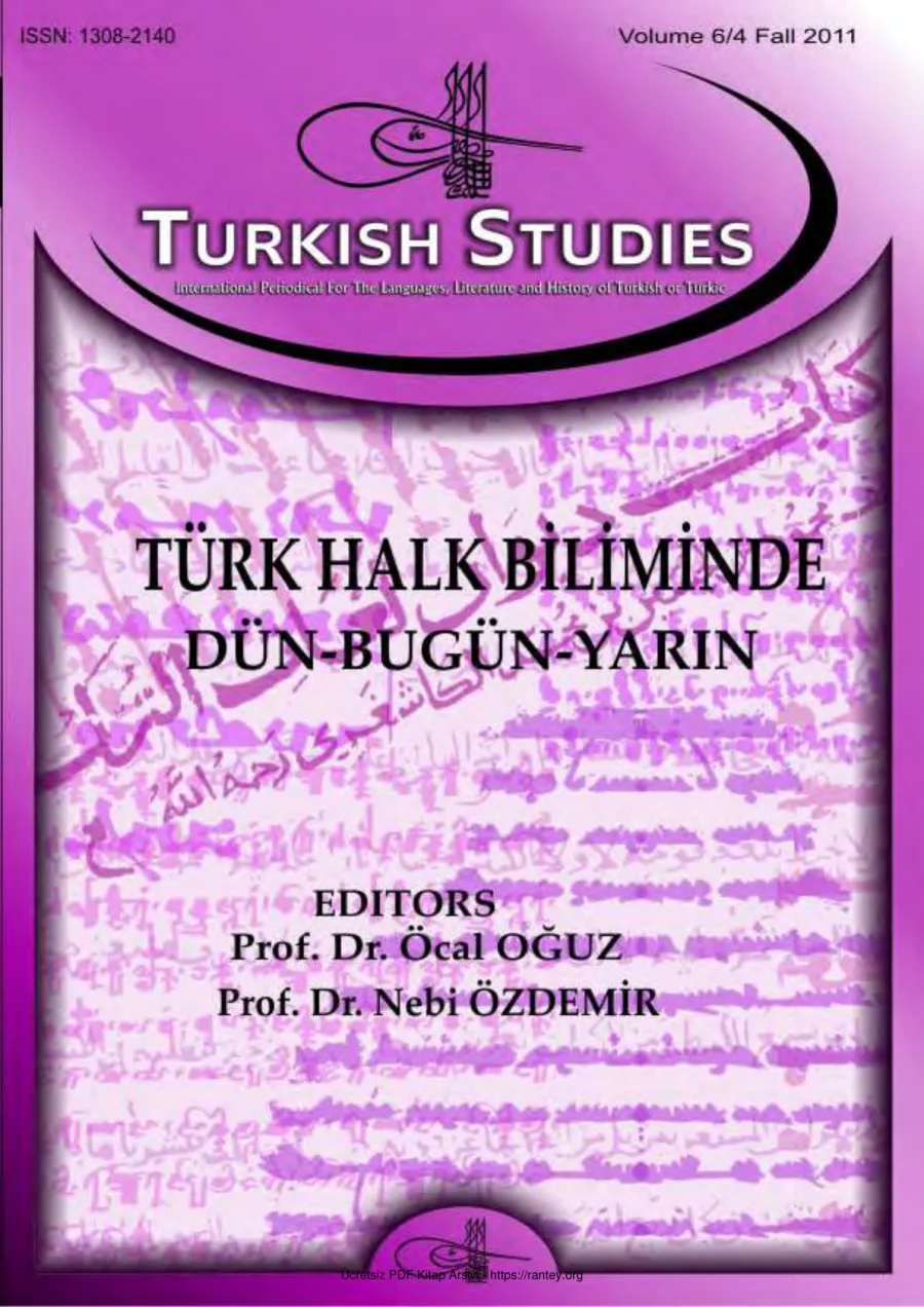 Turkish Studies Cilt 06 Sayi 04 kapak görseli