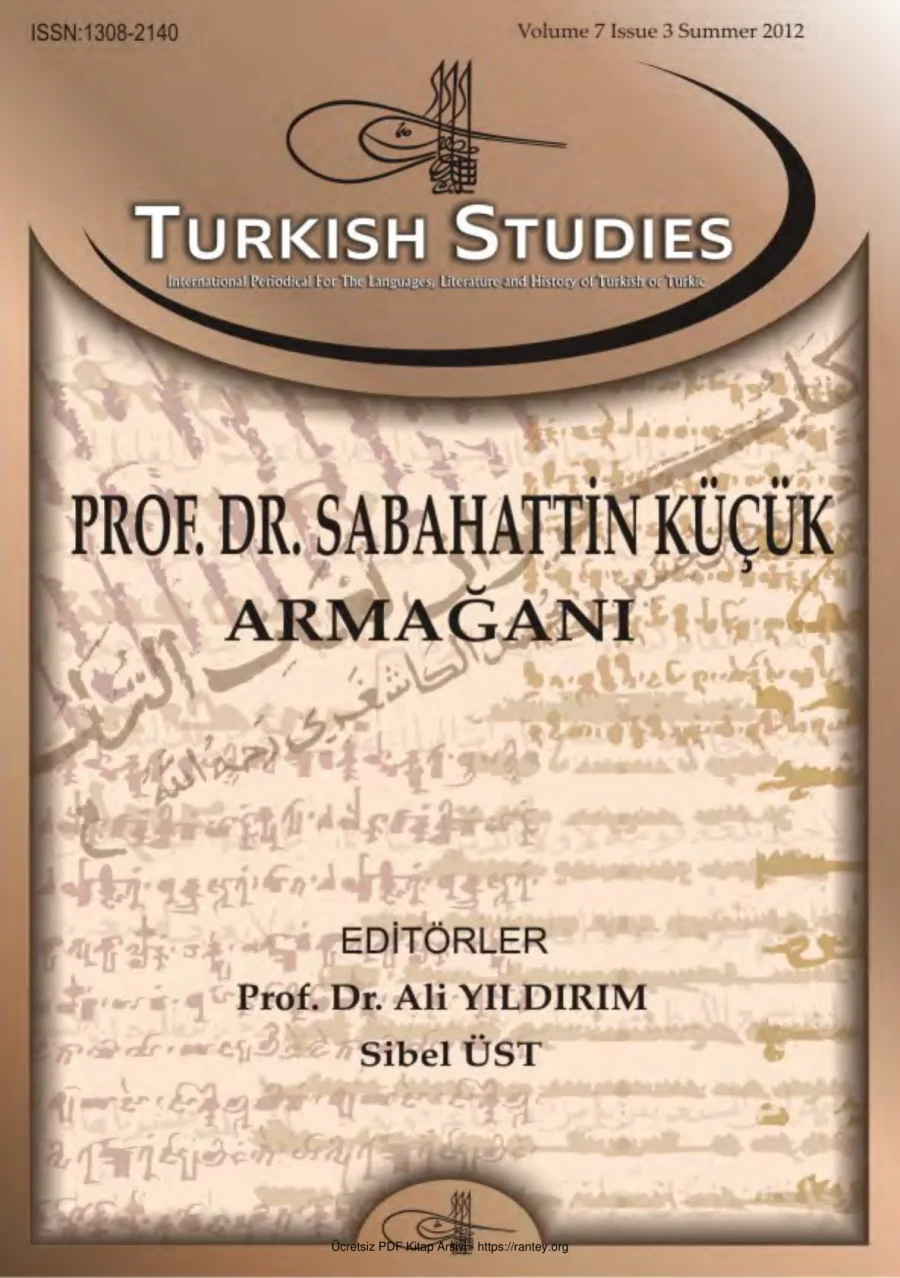Turkish Studies Cilt 07 Sayi 03 kapak görseli