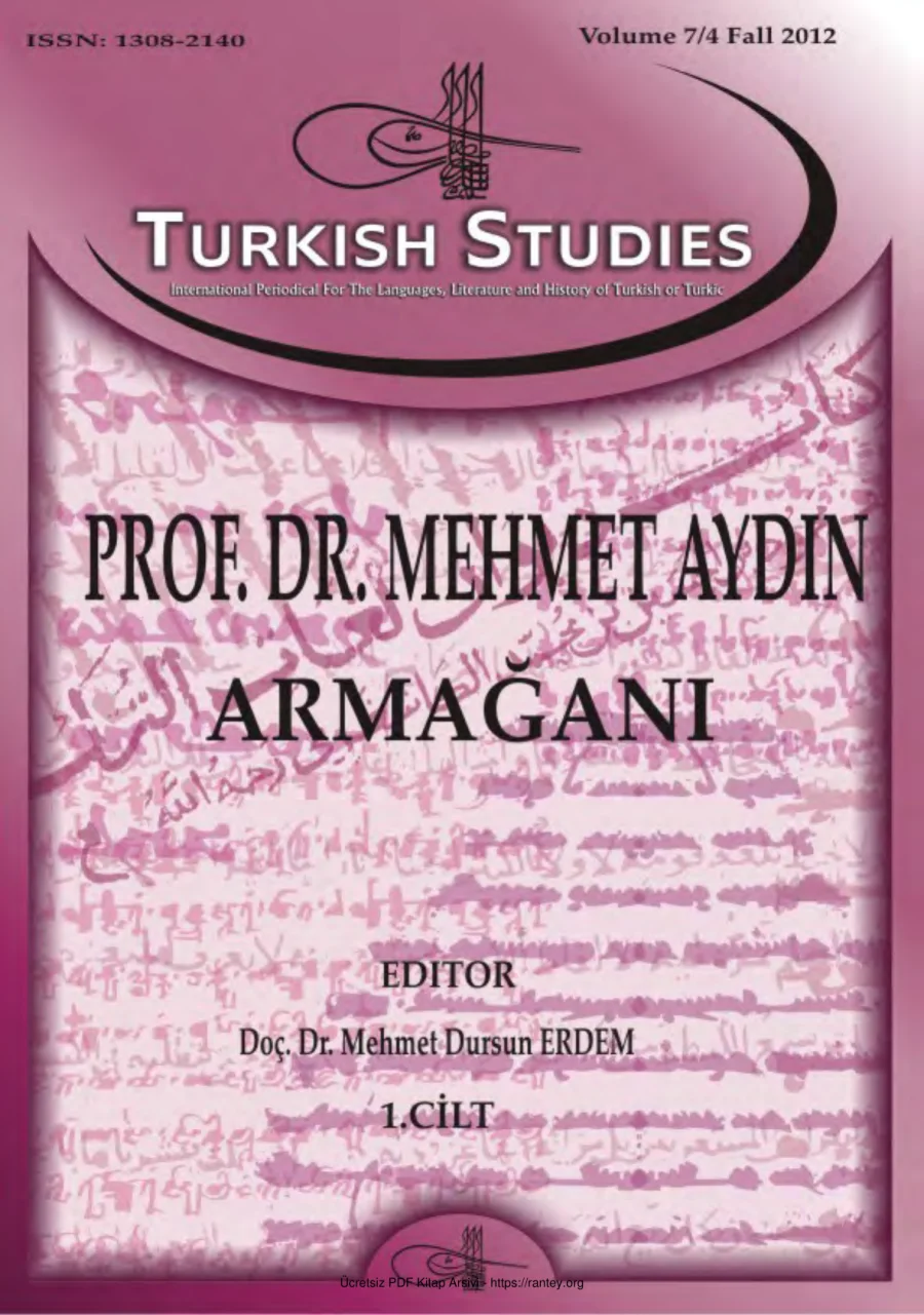 Turkish Studies Cilt 07 Sayi 04 I kapak görseli