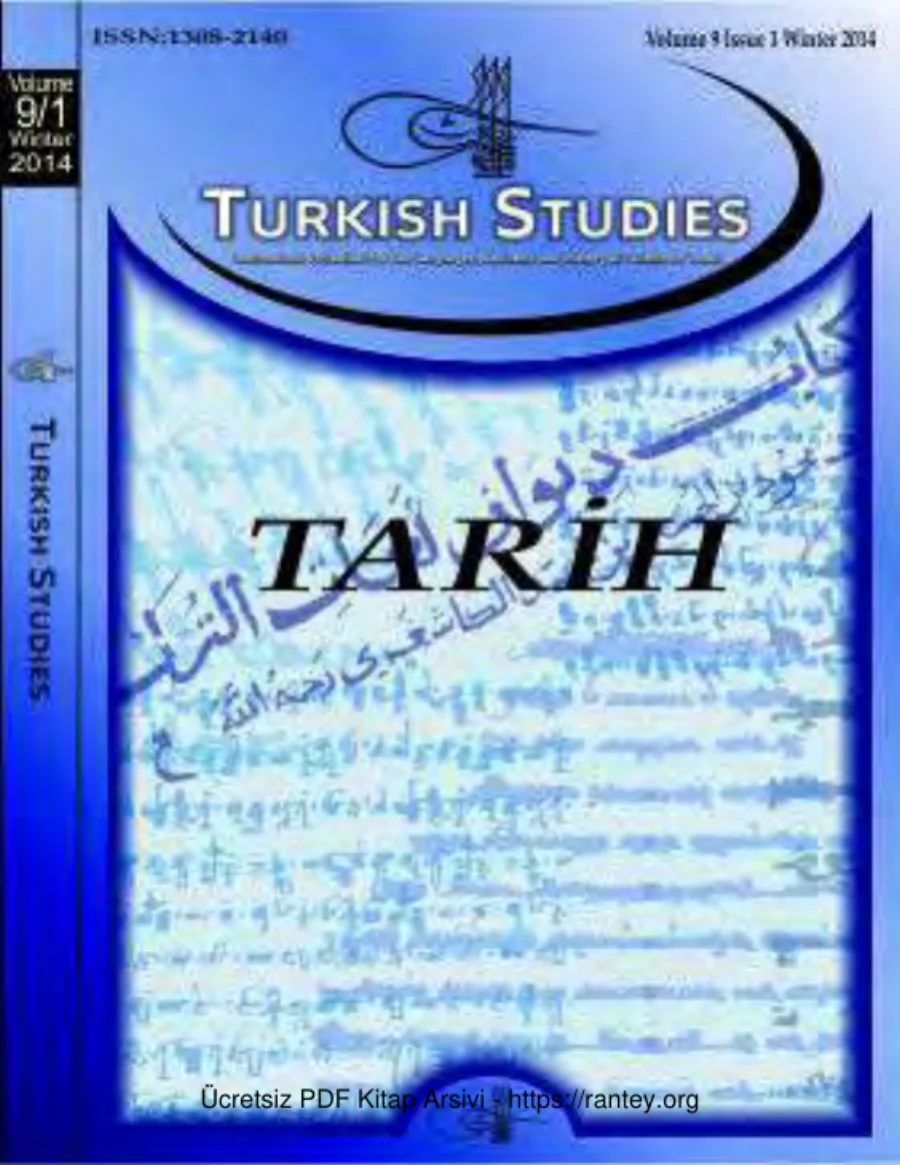 Turkish Studies Cilt 09 Sayı 01 kapak görseli