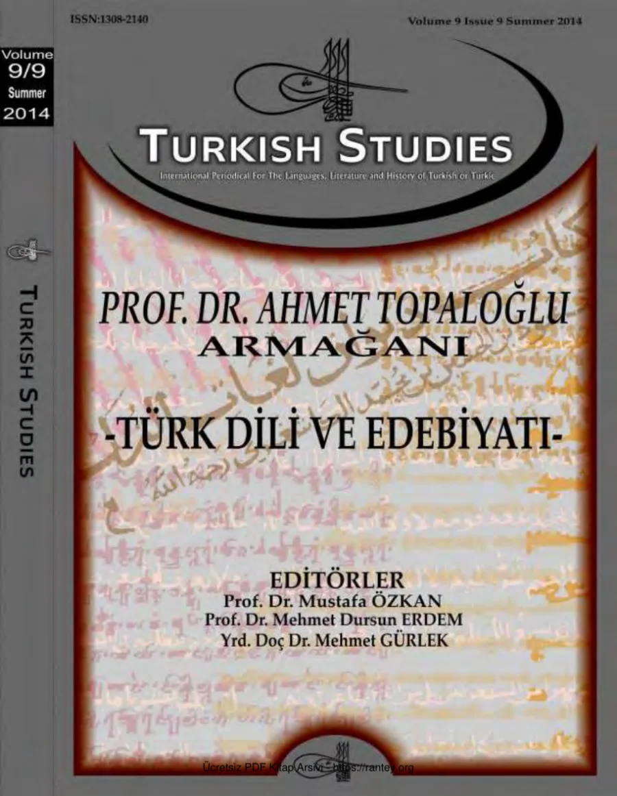 Turkish Studies Cilt 09 Sayı 09 kapak görseli