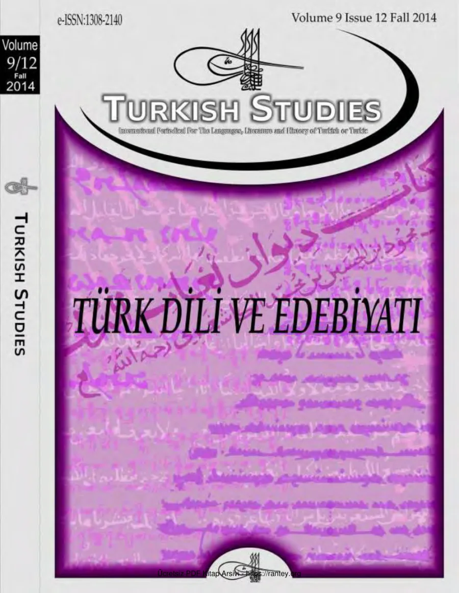 Turkish Studies Cilt 09 Sayı 12 kapak görseli