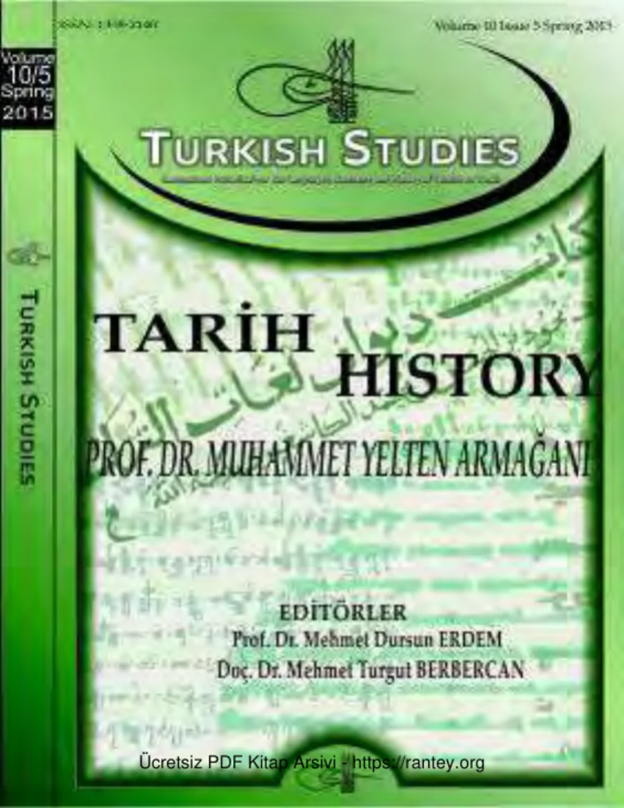 Turkish Studies Cilt 10 Sayı 05 kapak görseli