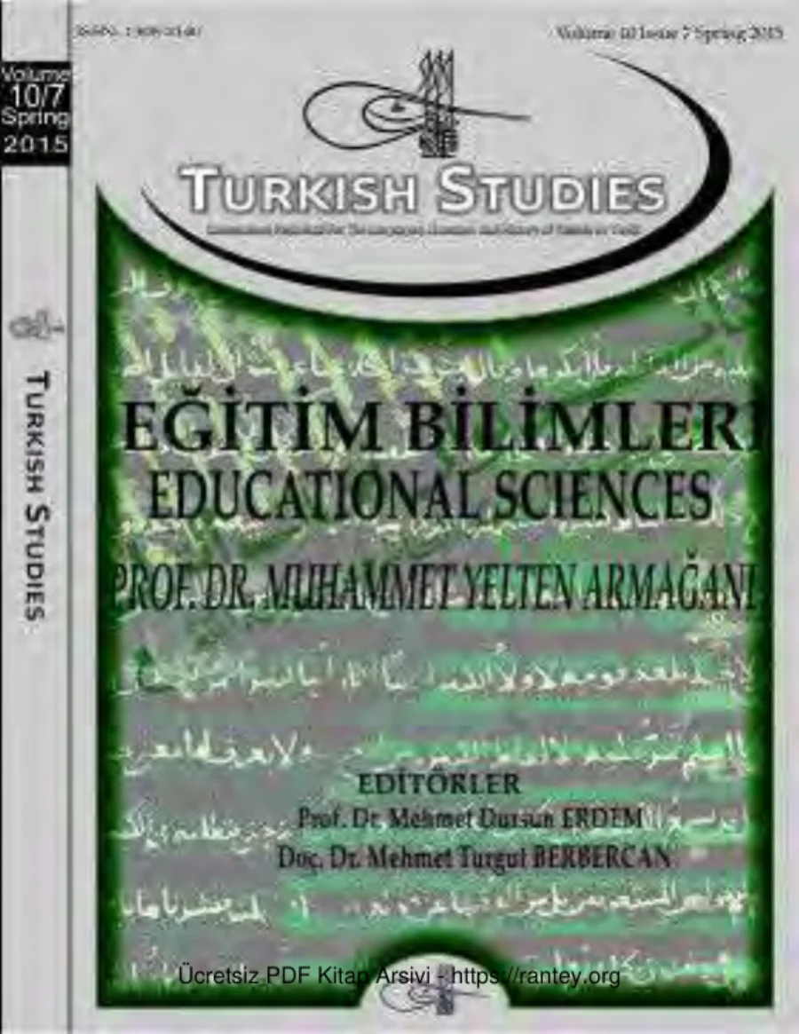 Turkish Studies Cilt 10 Sayı 07 kapak görseli