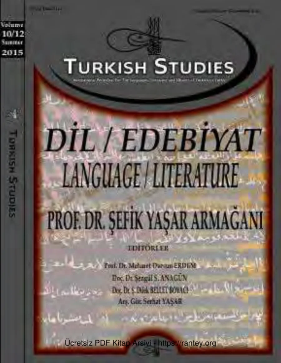 Turkish Studies Cilt 10 Sayı 12 kapak görseli
