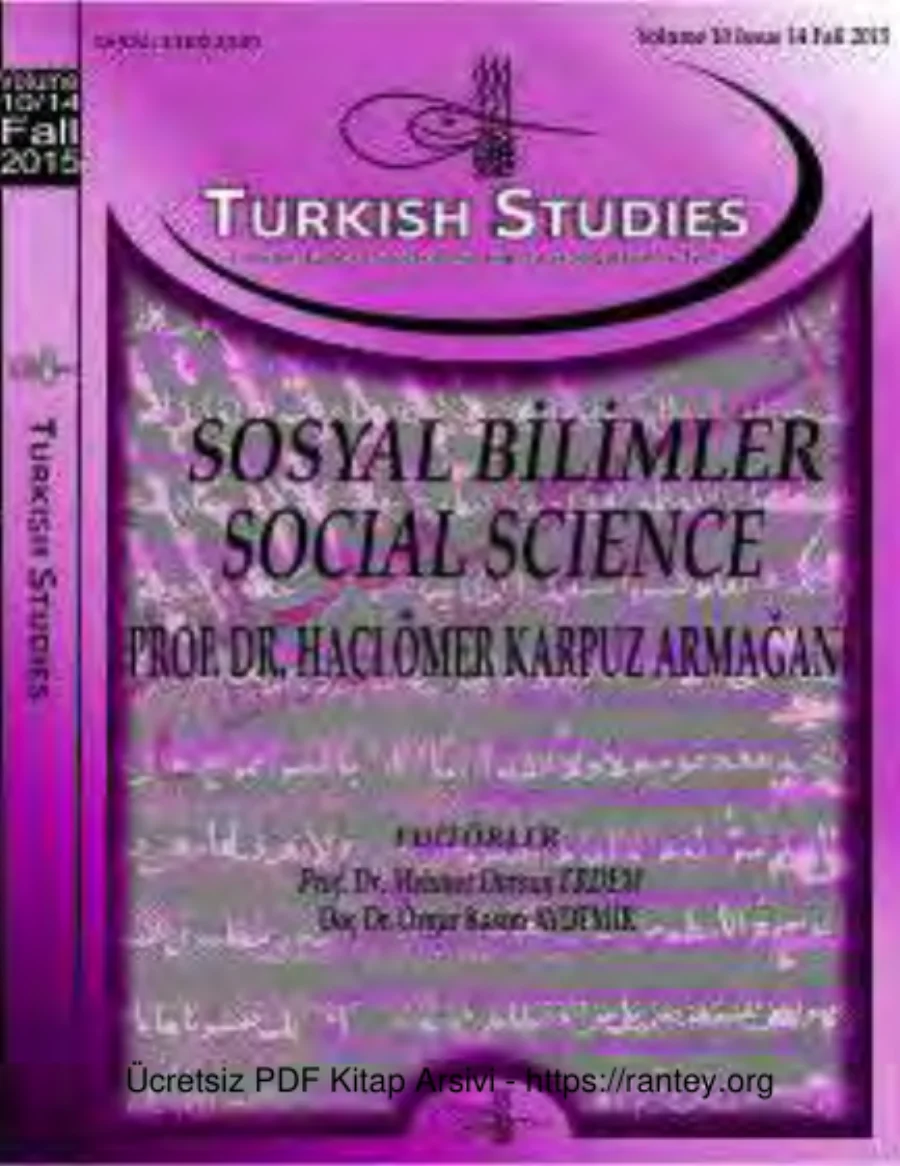 Turkish Studies Cilt 10 Sayı 14 kapak görseli