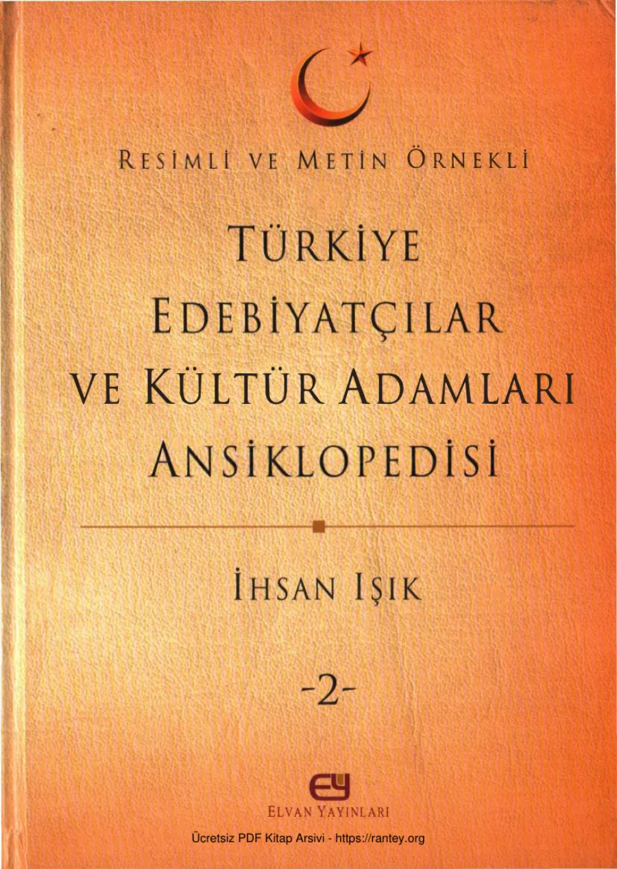 Türkiye Edebiyatçılar ve Kültür Adamları Ansiklopedisi Cilt 02 Elvan Yayınları kapak görseli
