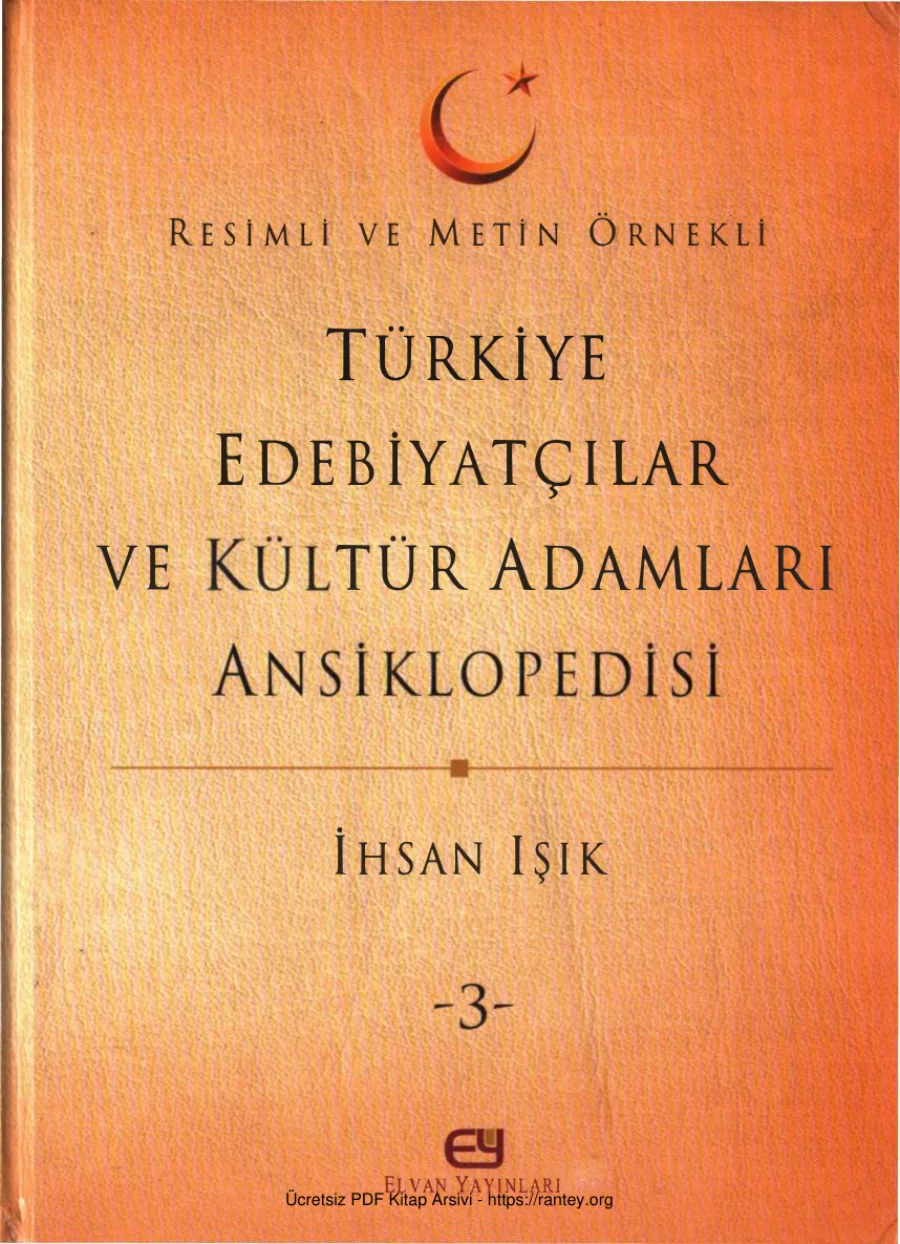 Türkiye Edebiyatçılar ve Kültür Adamları Ansiklopedisi Cilt 03 Elvan Yayınları kapak görseli