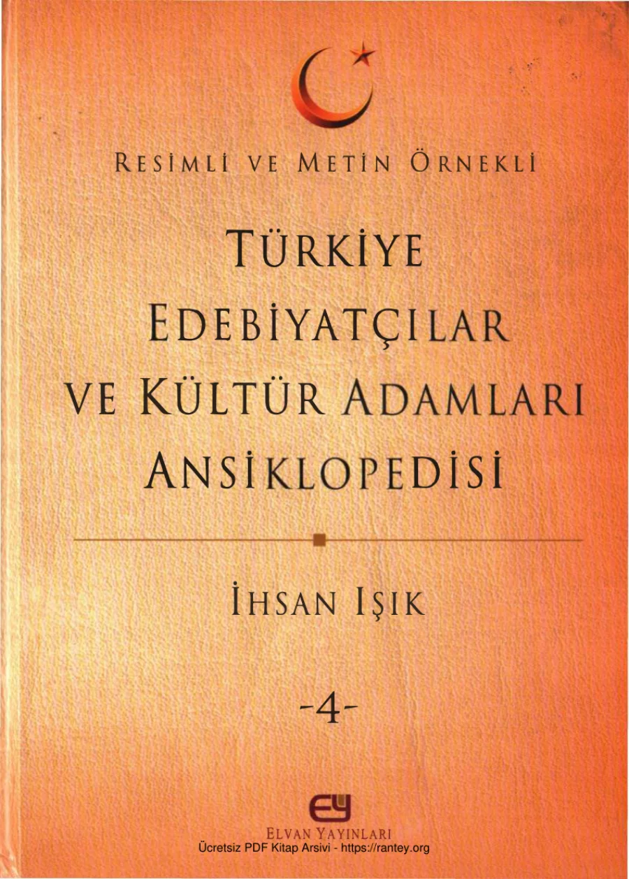 Türkiye Edebiyatçılar ve Kültür Adamları Ansiklopedisi Cilt 04 Elvan Yayınları kapak görseli