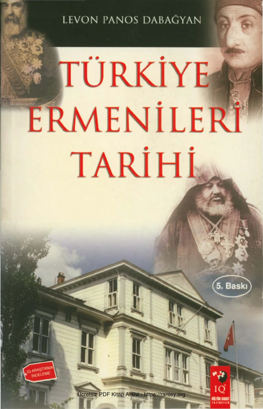 Türkiye Ermenileri Tarihi IQ Yayınları kapak görseli