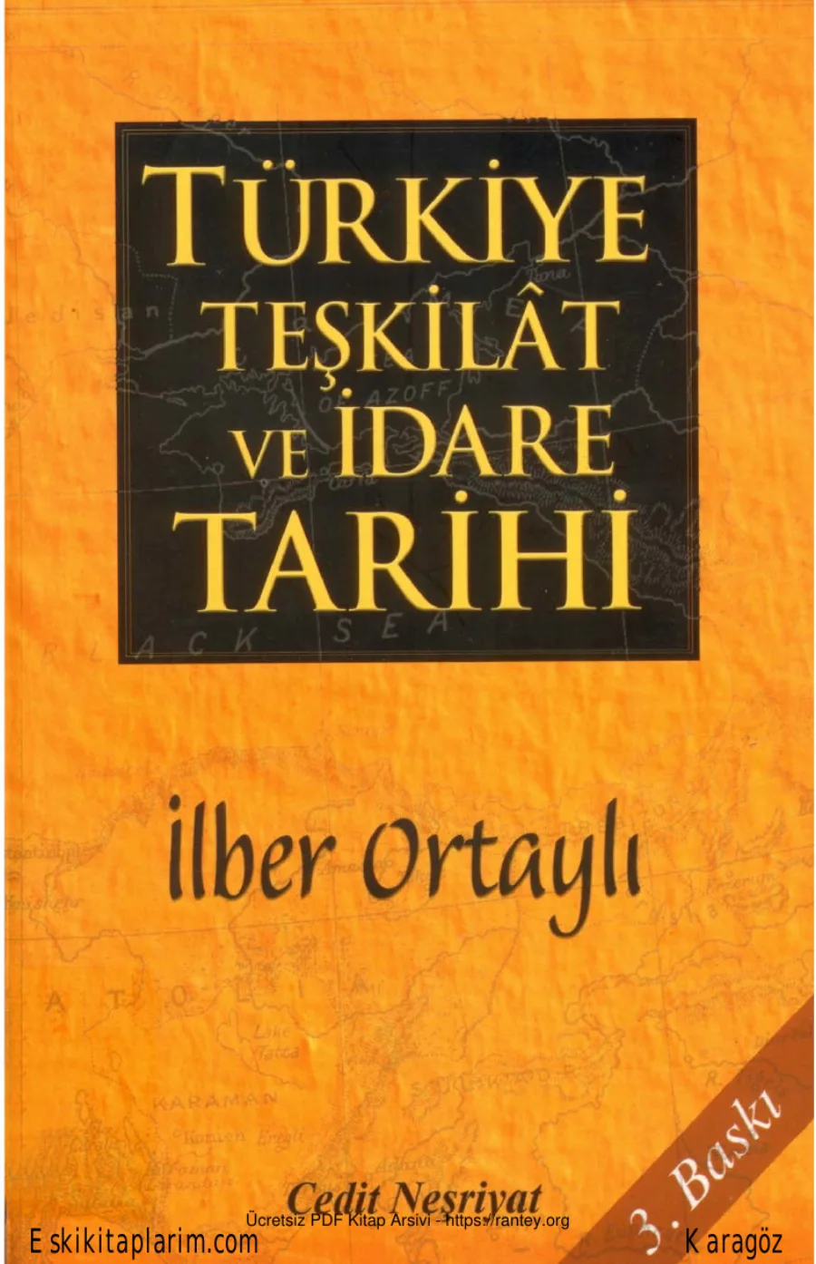Türkiye Teşkilat ve İdare Tarihi kapak görseli
