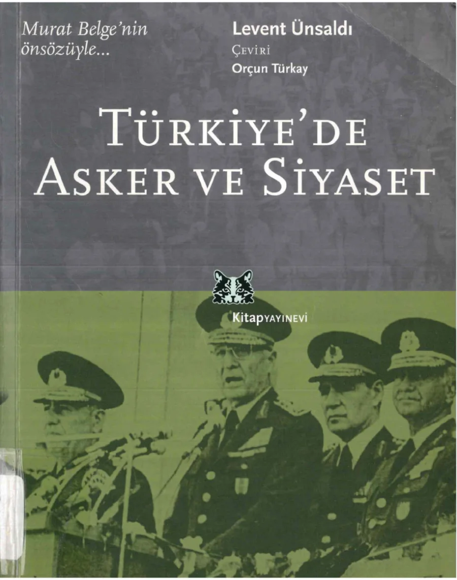 Türkiyede Asker ve Siyaset kitap kapağı