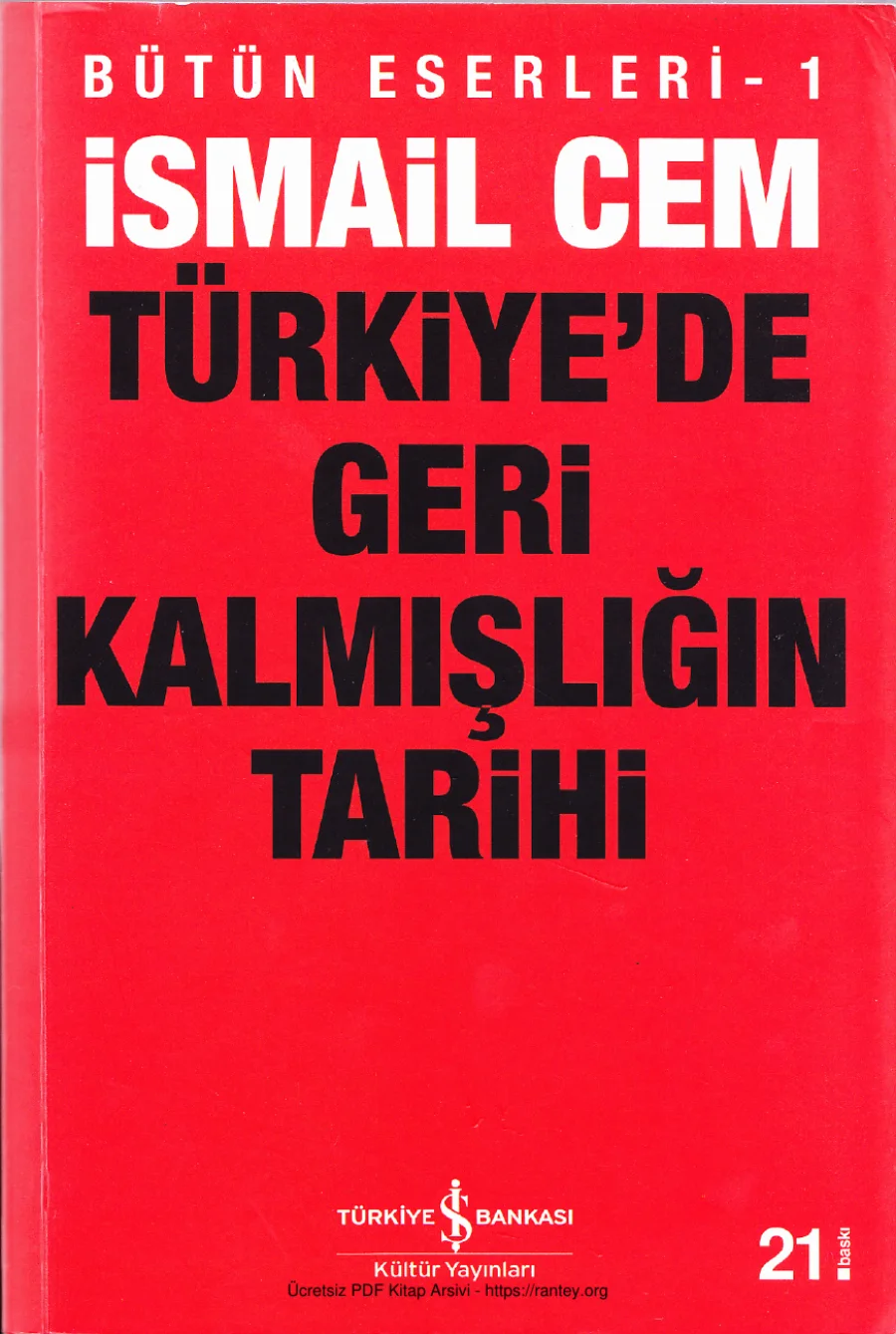 Türkiyede Geri Kalmişligin kapak görseli