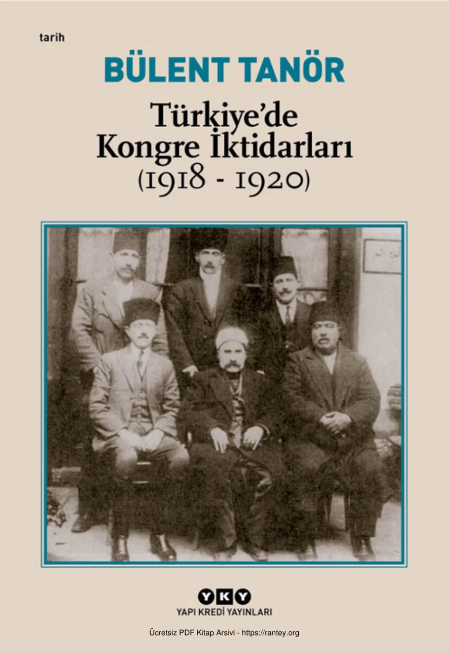 Türkiyede Kongre İktidarları 1918 1920 kapak görseli