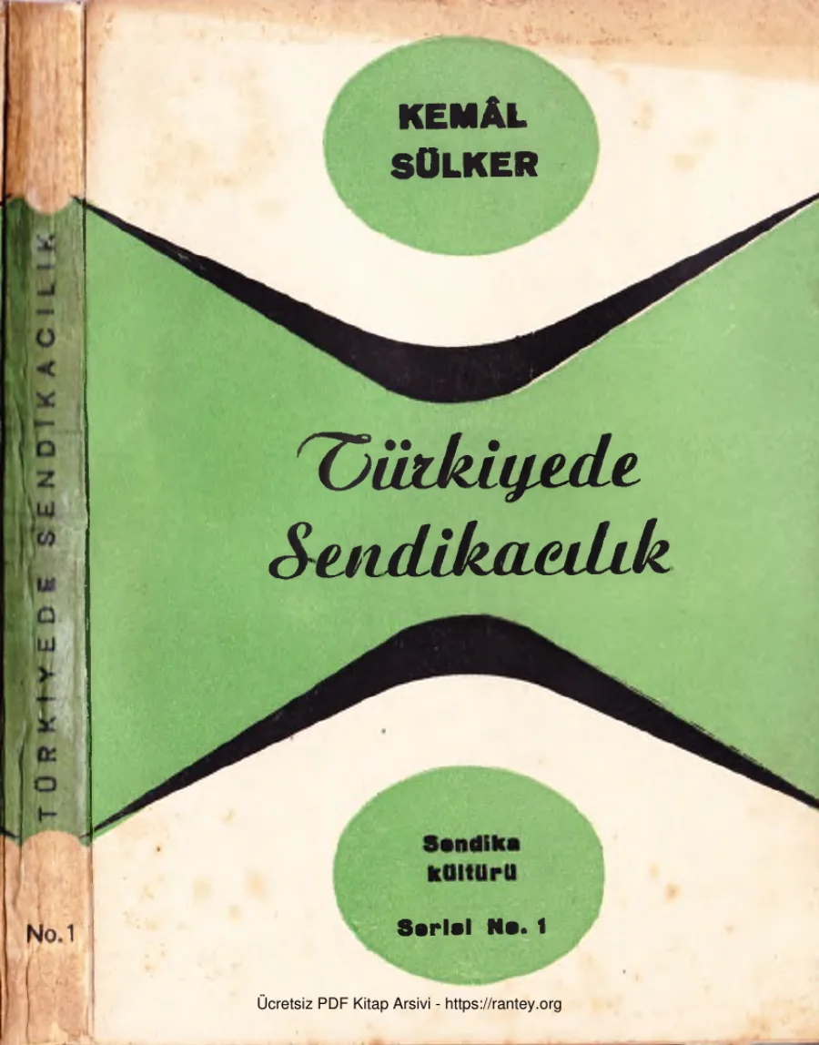 Türkiyede Sendikacılık Sendika Kültürü Yayınları kapak görseli
