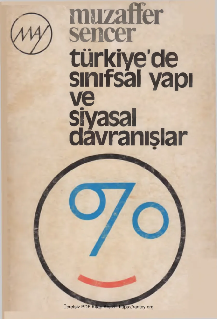 Türkiyede Sınıfsal Yapı ve Siyasal Davranışlar May Yayınları kapak görseli