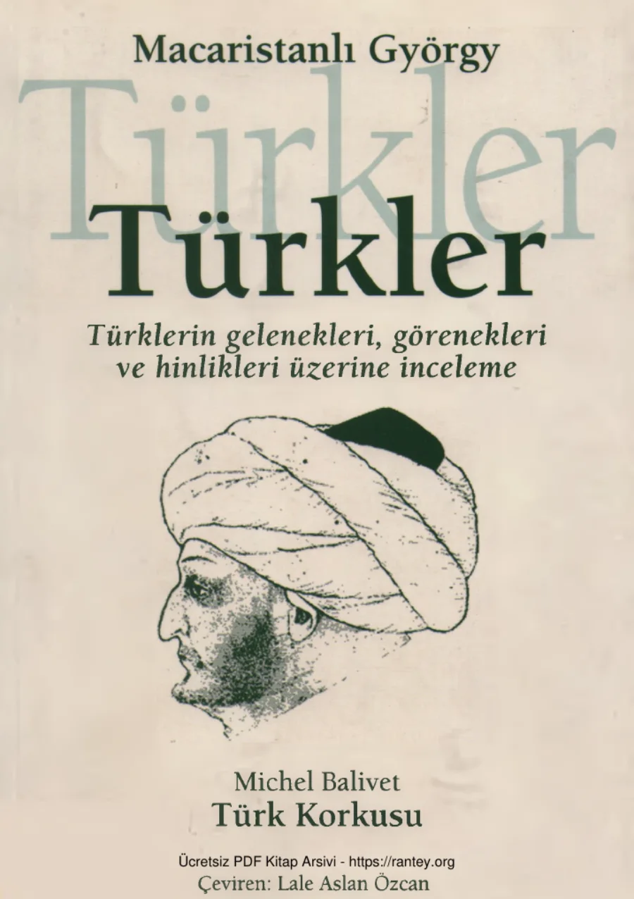 Türkler Türklerin Gelenekleri Görenekleri ve Hinlikleri Üzerine İnceleme Bilge Kültür Sanat Yayınları kapak görseli