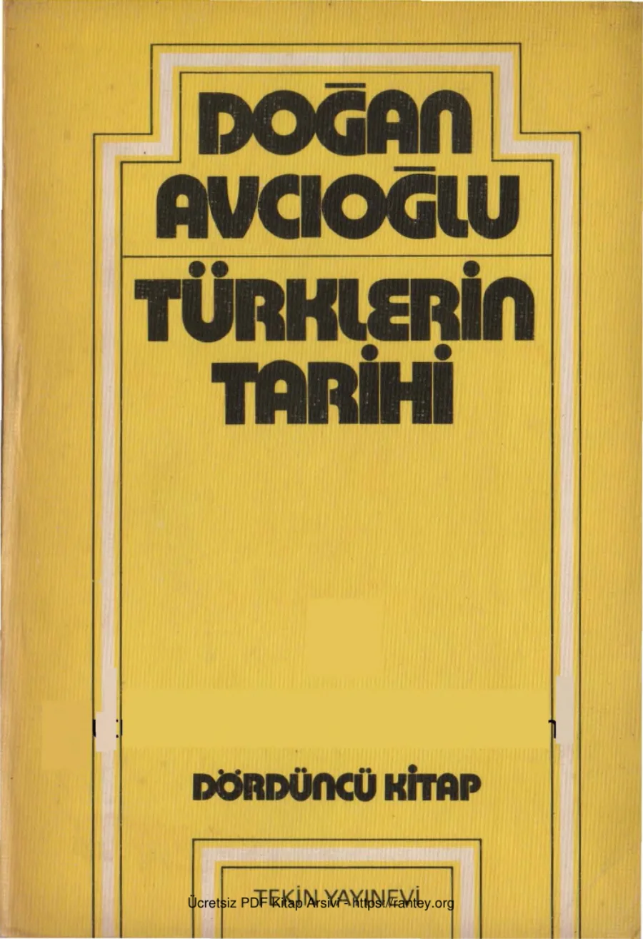 Türklerin Tarihi Cilt 4 kapak görseli