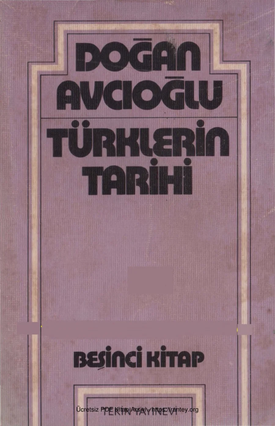 Türklerin Tarihi Cilt 5 kapak görseli