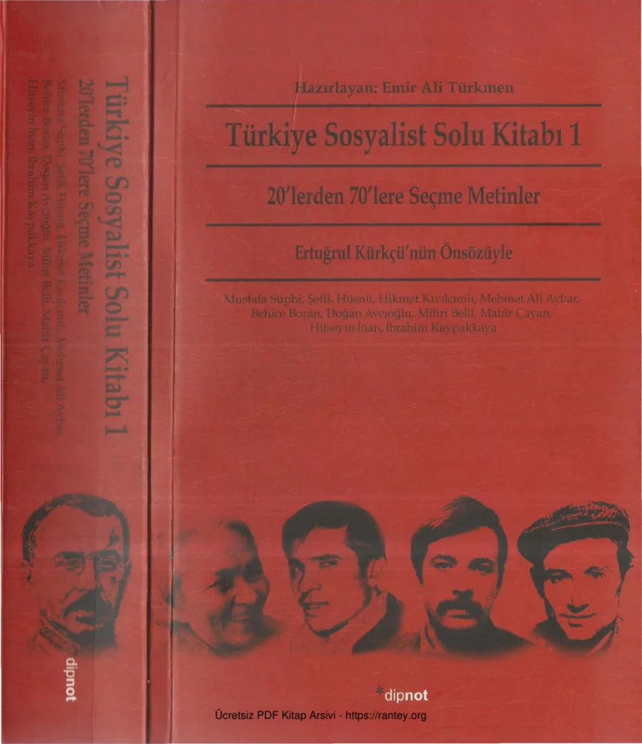 Türkmen Türkiye Sosyalist Solu Kitabı 1 kapak görseli