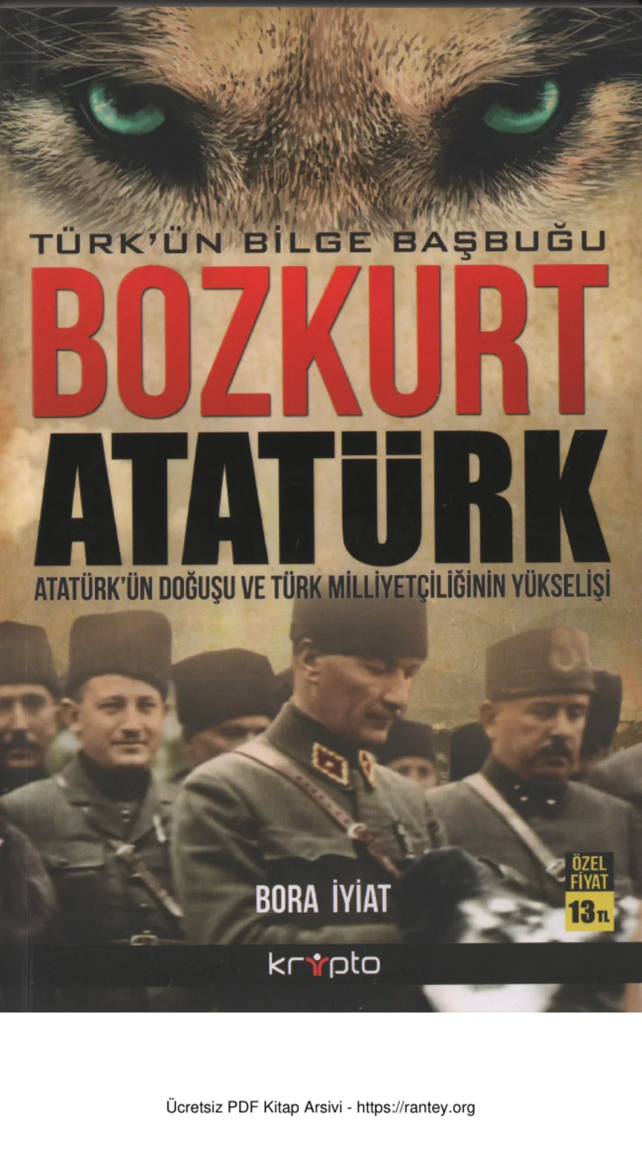 Türkün Bilge Başbuğu Bozkurt Atatürk Kripto Yayınları kapak görseli