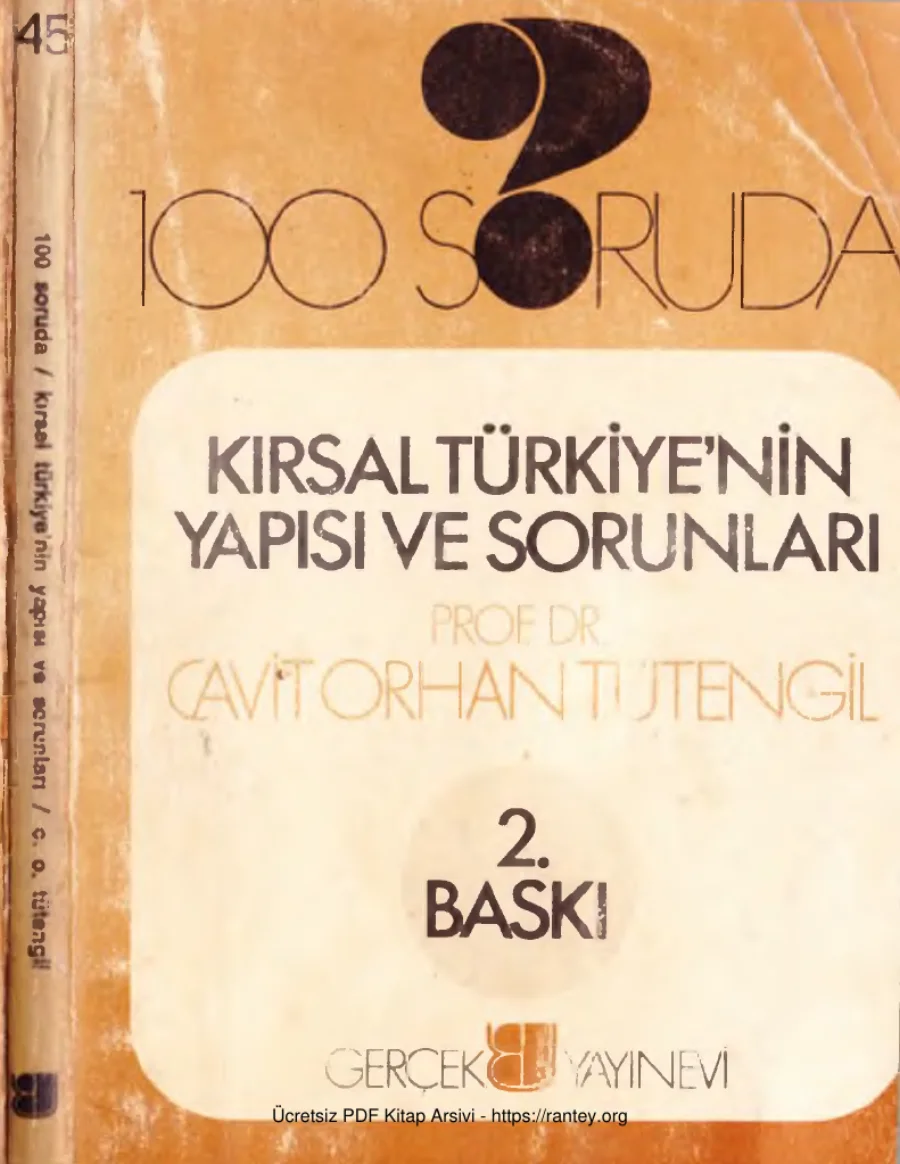 Tütengil 100 Soruda Kırsal Türkiyenin Yapısı ve Sorunları Gerçek Yayınları kapak görseli