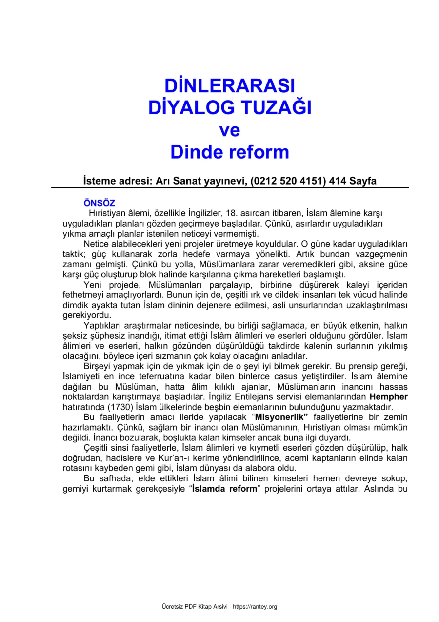 Tuzağı Ebu Abdulmumin Tekin Mıhçı kapak görseli