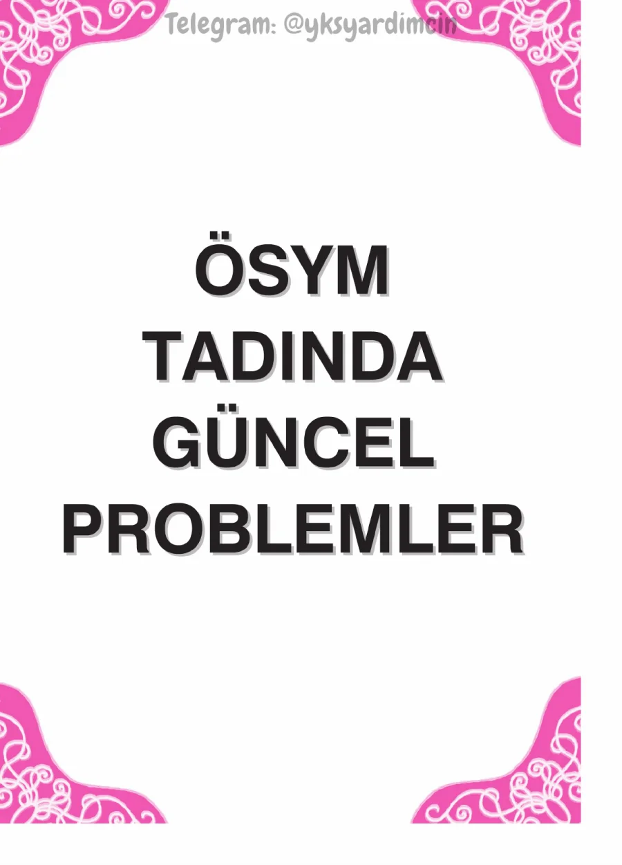 TYT-AYT Matematik Problemler PDF kapak görseli