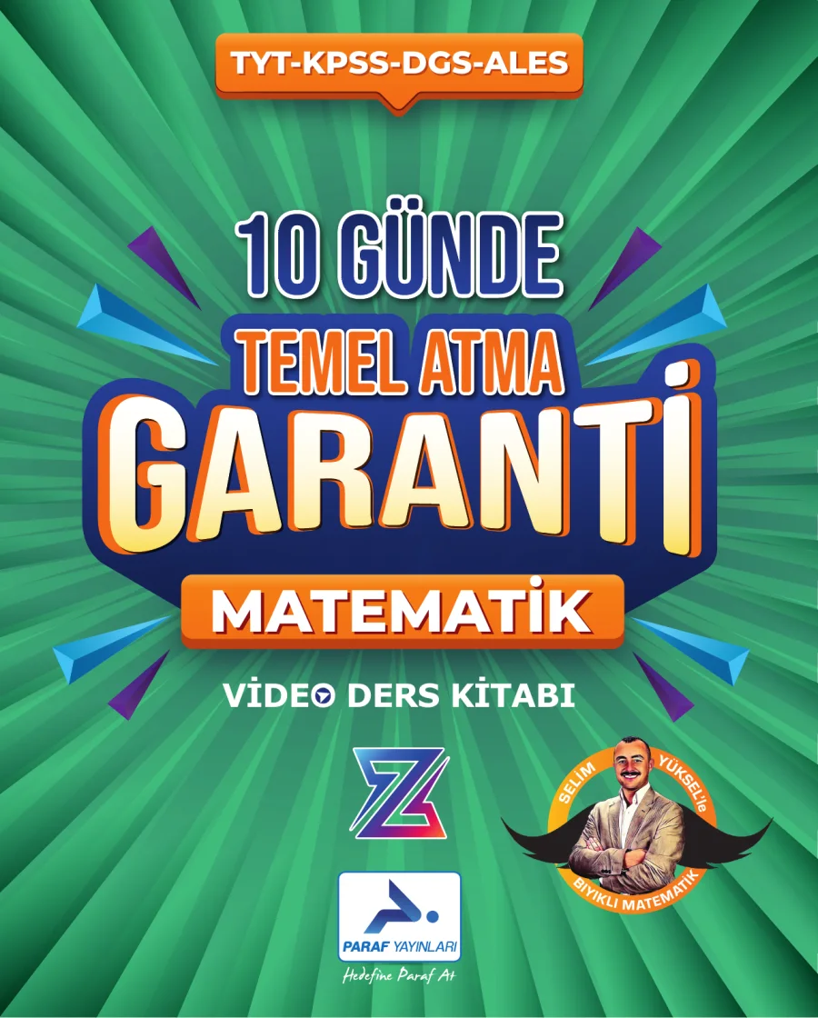 TYT Matematik 10 Günde Temel Atma Garanti Video Ders Kitabı PDF kapak görseli
