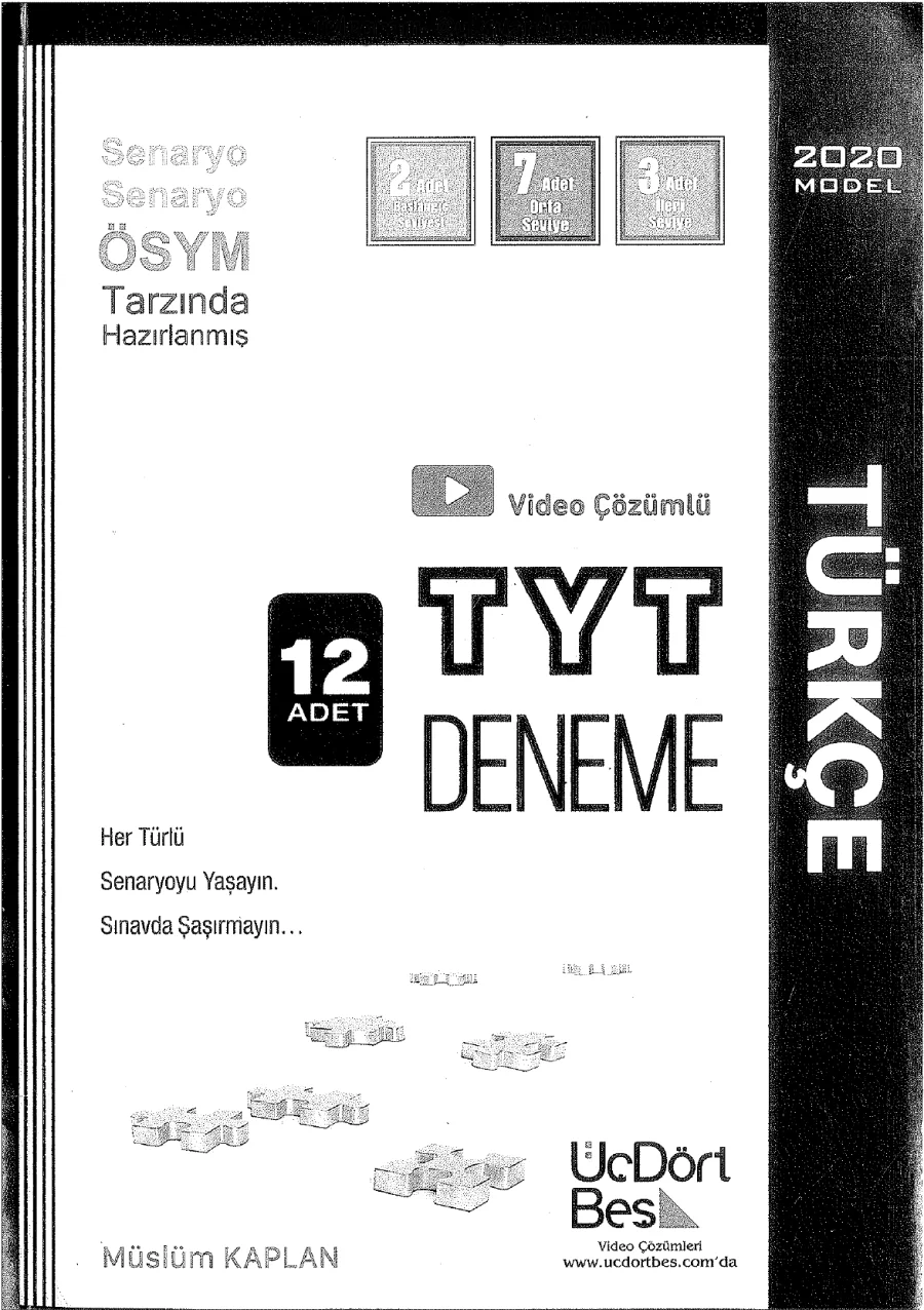 TYT Türkçe 12'li Deneme kapak görseli