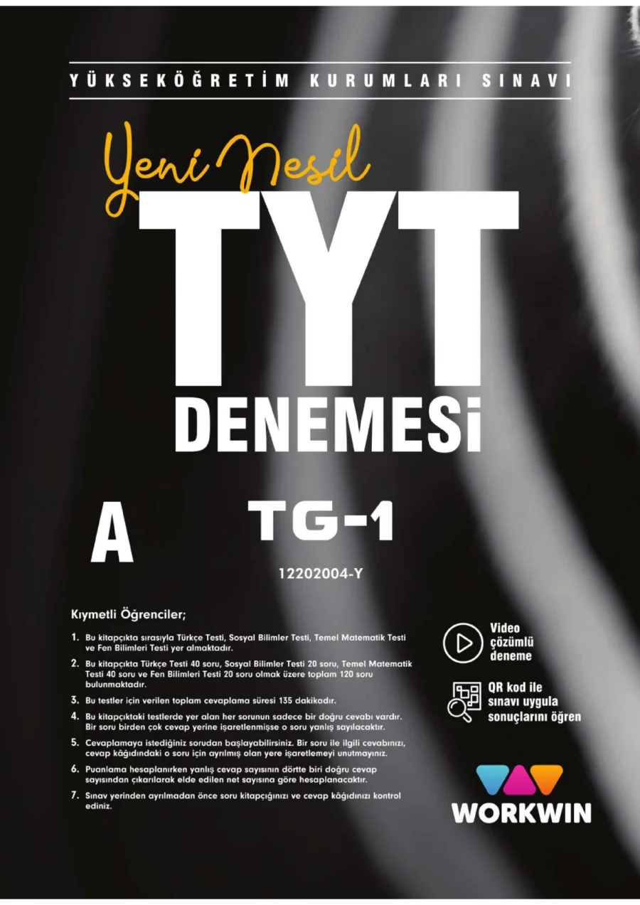 TYT Yeni Nesil Türkiye Geneli Deneme 1 - 2021 kapak görseli