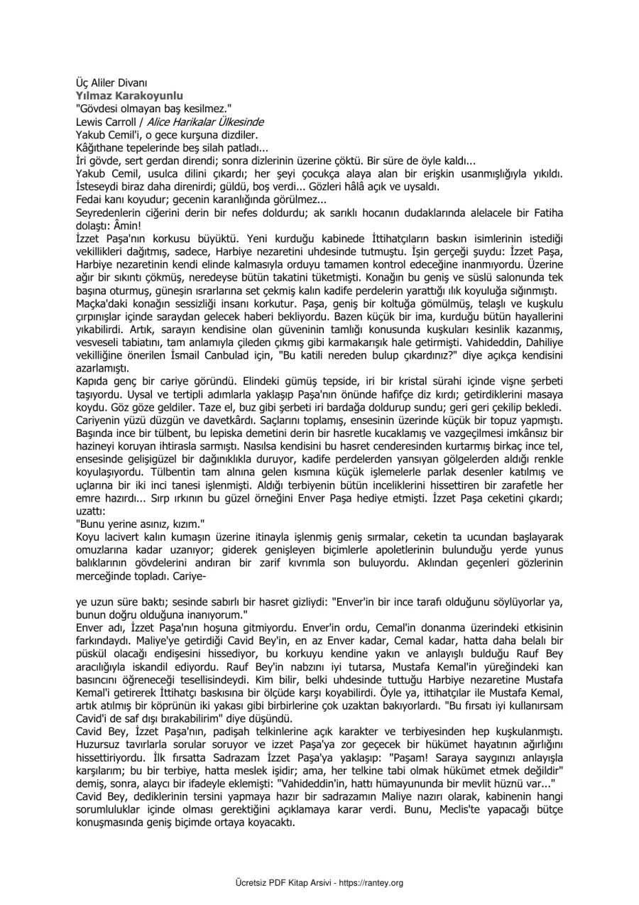 Üç Aliler Divanı kapak görseli