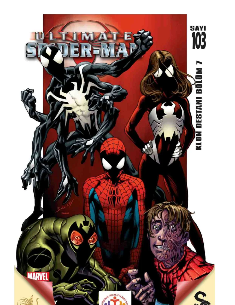 Ultimate Spider-Man #103 PDF kapak görseli