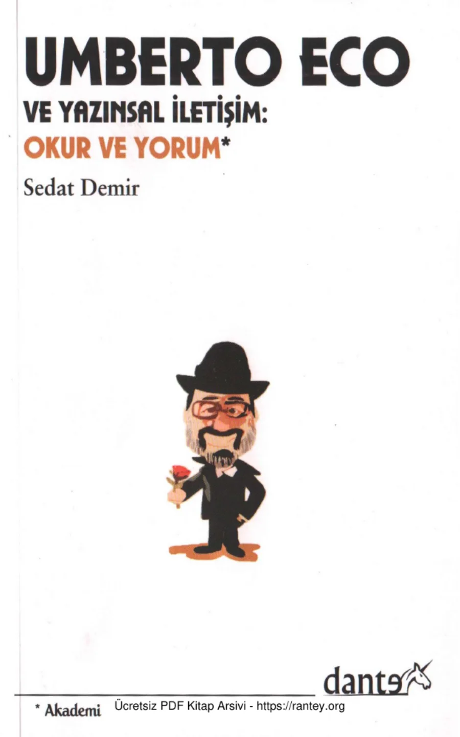 Umberto Eco ve Yazınsal İletişim Dante Yayınları kapak görseli