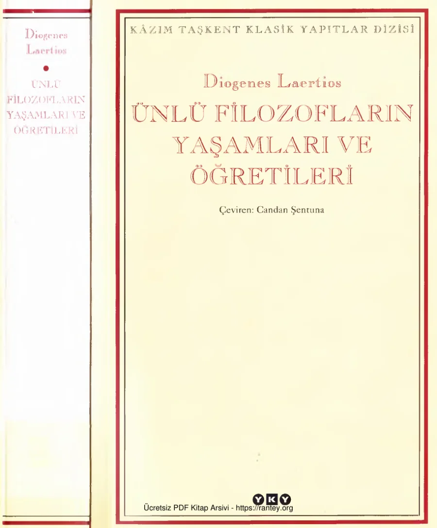 ünlü filozofların yaşamları ve öğretileri kapak görseli