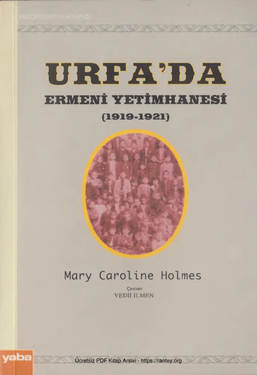 Urfada Ermeni Yetimhanesi1919 1921 kapak görseli
