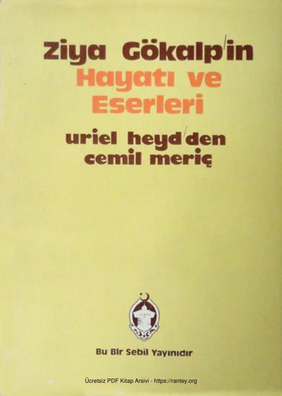 UrielHeyd ZiyaGokalpTürkMilliyetçiliğininTemelleriTercümeCemilMeriç kapak görseli