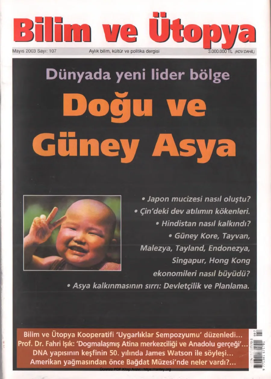 Ütopya Sayı 107 Doğu ve Güney Asya kapak görseli