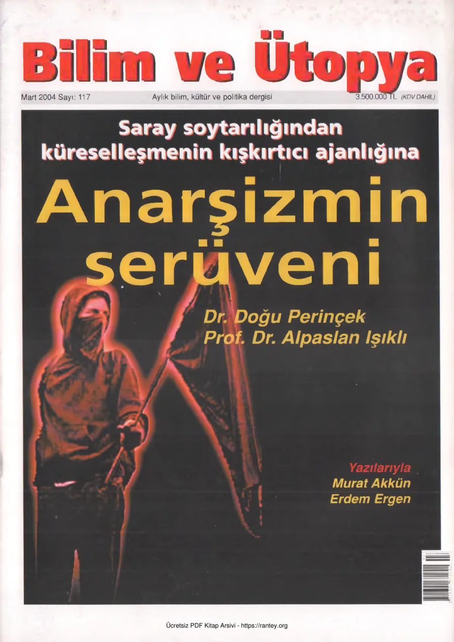 Ütopya Sayı 117 Anarşizmin Serüveni kapak görseli