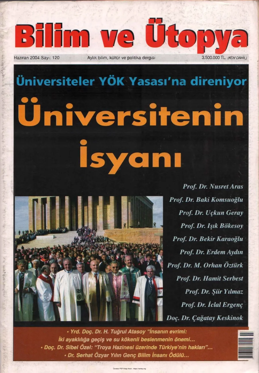 Ütopya Sayı 120 Üniversitenin İsyanı kapak görseli