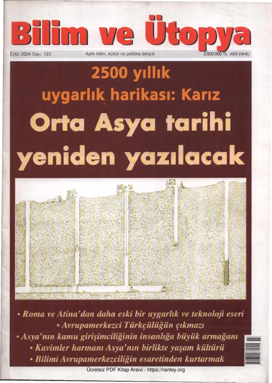 Ütopya Sayı 123 Orta Asya Tarihi Yeniden Yazılacak kapak görseli