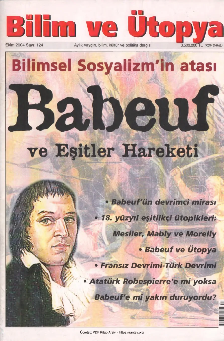 Ütopya Sayı 124 Babeuf ve Eşitler Hareketi kapak görseli
